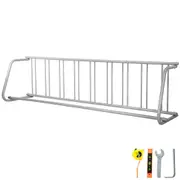 Floor Bike Rack 9 Holders Single-side Storage Stand For Garage Street Yard