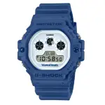 【CASIO 卡西歐】G-SHOCK X WASTED YOUTH聯名 海軍藍 DW-5900WY-2DR_46.8MM