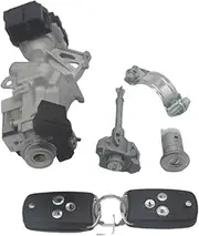 GIFAYUAN FIT for H0NDA Civic 12-14 AL038 3PCS Full Set Ignition Switch Door Trunk Lock Barrel Trans 2 Keys 46 CHIP