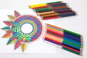2 in 1 Paper Mate 24 ct Dual Ended Drawing Colored Pencils Pre-Sharpened NIP