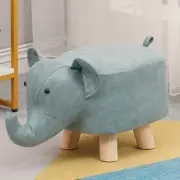 1 Elephant Stool Children'S Animal Stool Cute and Creative Elephant Stool Solid