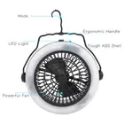 Camping Lantern Portable Battery Operated USB Powered Tent Light Fan With Hook