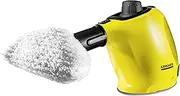 [Kärcher] Handhed Steam Cleaner, SC 1 Premium EasyFix + Floor Kit, 1200W Power With Floor Cleaning Attachments, Extension Pipe And Microfbre cloth, Multicolor