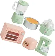 Generic 1 Set Mini Kitchen Utensils for Dollhouse Realistic Pretend Play Accessories Micro Landscape Decoration Tiny Home Appliance Model for Photography Props and Miniature Home Decor