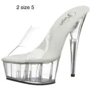 7" Pleaser Platform Stripper Sexy High Heels Shoes Pole Dance 7