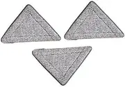 TOKIDNY 3pcs Triangle Mop Replacement Heads Commercial Microfiber Mop Pads for Easy Cleaning Compatible with Vileda Reusable Washable for Sealed Hardwood Marble Floors