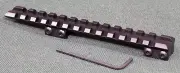 CZ452 / BRNO model 2, Extended PICATINNY Rail, STEEL MATT BLUE finish.