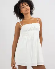 [Mooloola] Mooloola Women's Lexi Dress in Cream Size 8 8 Cream