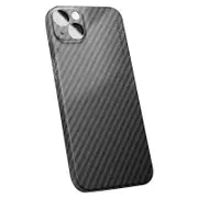 X-LEVEL For iPhone 15 Carbon Fiber Texture Hard PC Back Protector Case Ultra Thin Phone Cover