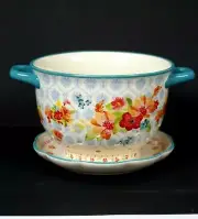 The Pioneer Woman Wildflower Whimsy 2 piece Berry Colander & Drip Plate Lid
