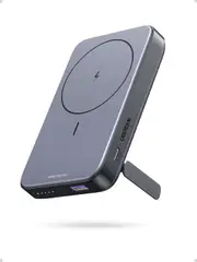 UGREEN Magsafe Power Bank Magnetic Battery Pack 10000mAh Powerbank with Foldable Kickstand, PD 20W, 15W Wireless, 3 Ports Portable Charger for iPhone 16 Pro Max/15 Plus/14/13/12 Series