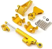 Motorcycle steering damper For Honda CB400 VTEC CB400SF CB 400 SF 1999-2013 2014 2015 Aluminum Motorcycle Steering Damper Stabilize Bracket Mounting Kit