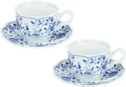 Snoopy Tea Cup And Saucer Japanese Pattern Set Peanuts Japan