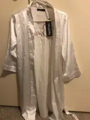 Boohoo Bride Robe White Size M