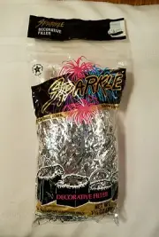 Decorative Silver Sparkle Filler Bags Boxes Baskets 1 1/4 Oz made in USA