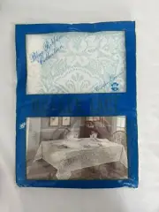 Quaker Lace Oblong Tablecloth Jubilee New White 54 X 70