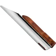 TELLIER STAINLESS STEEL TABLE CRUMBER MAHOGANY 42593-00
