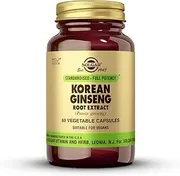 Solgar – Standardized Full Potency Korean Ginseng Root Extract, 60 Vegetable Capsules