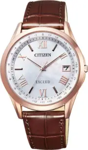 CITIZEN EXCEED Eco-Drive CB1112-07W Silver Men's Watch New in Box