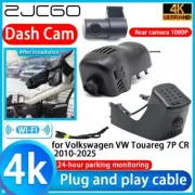Plug and Play 4K Wifi Dash Cam Camera for Volkswagen VW Touareg 7P CR 2010-2025