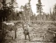 Loggers / Logging in Alaska - 1916 - Historic Photo Print