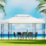 Instahut Gazebo 4x3m Marquee Outdoor Wedding Party Event Tent Home Iron Art