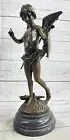CUPID WAR OF LOVE BY MOREAU BRONZE SCULPTURE STATUE ART DECO MYTHICAL ARTWORK
