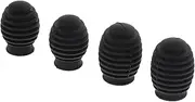 DRESSOOS 4pcs Silicone Drumstick Covers Mute Tips for Percussion Instruments Elastic and Durable Protection for Drumsticks for Silent Practice and Easy Carrying