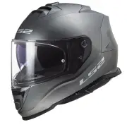 FF800 Storm II Solid Matt Titanium Full Face Helmet