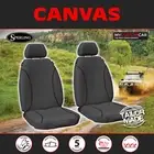 For LDV G10 Van 2015-2023 Canvas Grey Custom FRONT Car Seat Covers