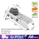 Julienne Cutter Chopper Adjustable Blades with Lemon Cutter Cutter