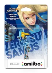 Zero Suit Samus Aran - Super Smash Bros. amiibo Figure (NA USA 1st Edition) NEW!