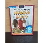 全新兒童教材書YOUR TOTALLY AMAZING HUMAN BODY 書+人體骨骼立體模型