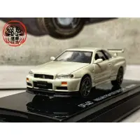 在飛比找蝦皮購物優惠-🗿達摩玩具 絕版老物 1/64 NISSAN GTR R34