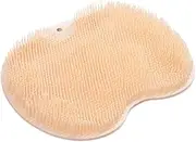 AIMALL Foot Back Body Scrubber Massager Pad Shower Bath Exfoliating Brush Cleaning Mat - TPR Bath Brush Mat with Suction Cups, Anti-Slip, 30x25cm
