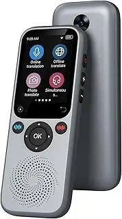 Labymos Portable Language Translator Real-Time Translating Device 138 Languages Online Offline Translation Simultaneous Interpretation Text/Photo Translate Support Voice Video with Unit