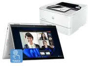 HP Elite x360 830 13 inch G11 2-in-1 Laptop, Silver + HP LaserJet Pro 4001dn Printer