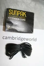 Sunpak 10 feet EXTENSION CORD in ORIGINAL BOX BRAND NEW ORIGINAL CAT.No 651-793