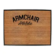 Armchair Athlete - Funny Novelty Doormat Man Cave Floor mat