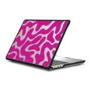 MacBook Pro 14-inch (M1 - M4) Impact Case Pink Abstract Shapes by Corey Paige Designs