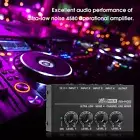 Mx400 Mini Mixer Powerful 12v Power Adapter Stereo Sound Mini Mixer Sturdy