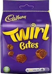 Cadbury Twirl Bites Chocolate Bag, Milk Chocolate bites, 95g