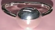 PANDORA | LIQUID SILVER ONE BUBBLE RING ✪NEW✪ 190700 54 RARE 7 RETIRED 925ALE US