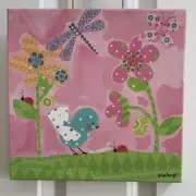 Oopsy Daisy Too Canvas Wall Art Megan & Mendy Winborg Pretty Pink Flower 10x10”