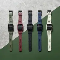 在飛比找蝦皮商城優惠-【CASIO】卡西歐 火夯復古計算機電子錶 橡膠錶帶 全自動