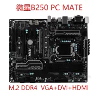 在飛比找露天拍賣優惠-〖弟兄電腦〗微星B250 PC MATE/KRAIT GAM