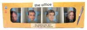 The Office Glassware Set 4 Shot Glasses 1.5 oz New with Box TV Sitcom