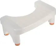 BIUDECO Adjustable Height Bathroom Poop Stool Portable Plastic Toilet Step Stool for Adults and Seniors Ergonomic Design for Comfortable Squatting Compact and Lightweight for Easy