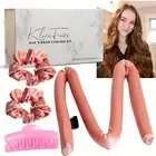 Heatless Hair Curlers Silk Scrunchies - 100% Silk Heatless Curling Rod Headbands
