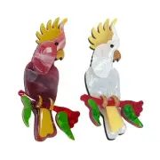 Eye Catching Sophisticated Parrot Pin for Themed Parties and Performances Wear